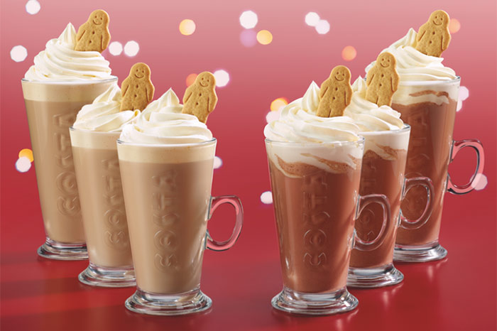 Costa Coffee Reveals Favourite Christmas Drinks Are Back About Manchester