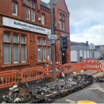 Road works on a busy road will be extended for several weeks after workers discovered a collapsed sewer in Eccles