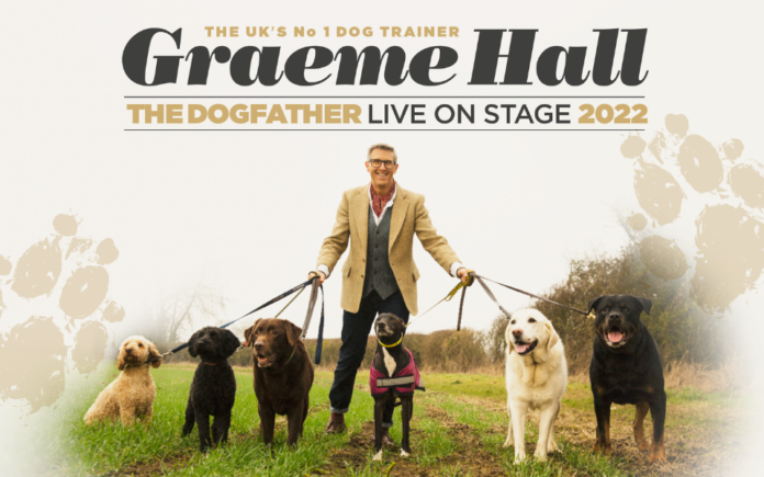 The Dogfather Graeme Hall, star of Channel 5’s Dogs Behaving (Very) Badly, is bringing his puppy prowess to his first ever UK tour