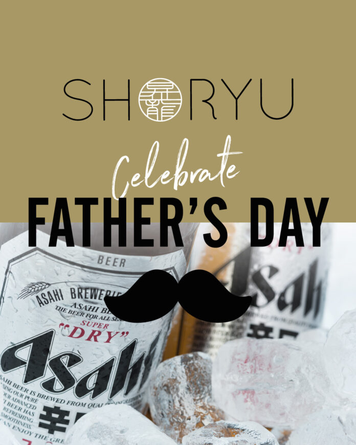 For Father’s Day, Shoryu Ramen Piccadilly Gardens is exclusively offering a free Asahi beer for any Dad who dines in