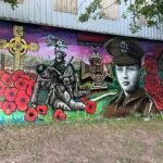 Town Meadow Park, Bury, has been renamed and a mural painted in honour of a local hero of the First World War