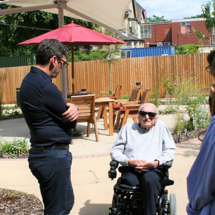 Andy Burnham hailed the ‘tremendous’ standards of care and facilities at the UK’s first Veteran Care Village during a tour