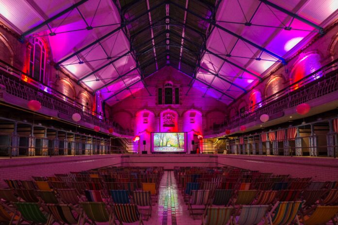 This summer, The Village Screen are back at Manchester’s Grade ll listed waterpalace – Victoria Baths showing movies including Dirty Dancing