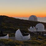 A telescope made up of two identical arrays on opposite sides of the planet has been produced to track down sources of gravitational waves