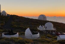A telescope made up of two identical arrays on opposite sides of the planet has been produced to track down sources of gravitational waves