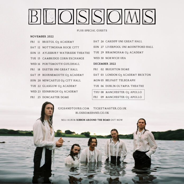 Blossoms have played gigs this summer, including headline festival sets at Y Not? and Truck as well as a widely praised set at Glastonbury
