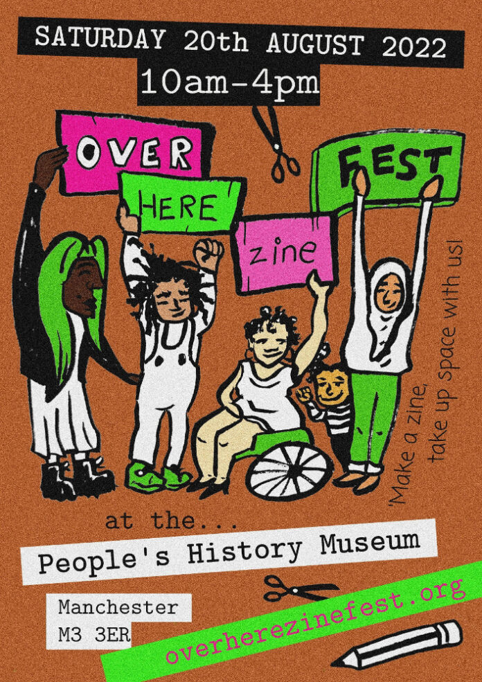 Over Here Zine Fest 2022 is taking over People’s History Museum for a full day of zine making, creating and exploring for young people