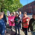 Labour’s Shadow Levelling up Secretary and Wigan MP Lisa Nandy has visited a picket line days after a shadow minister was sacked